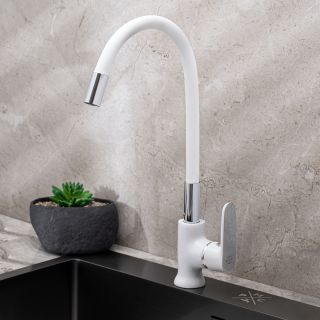 Смеситель для кухни РМС SL123W-016F-1 белый